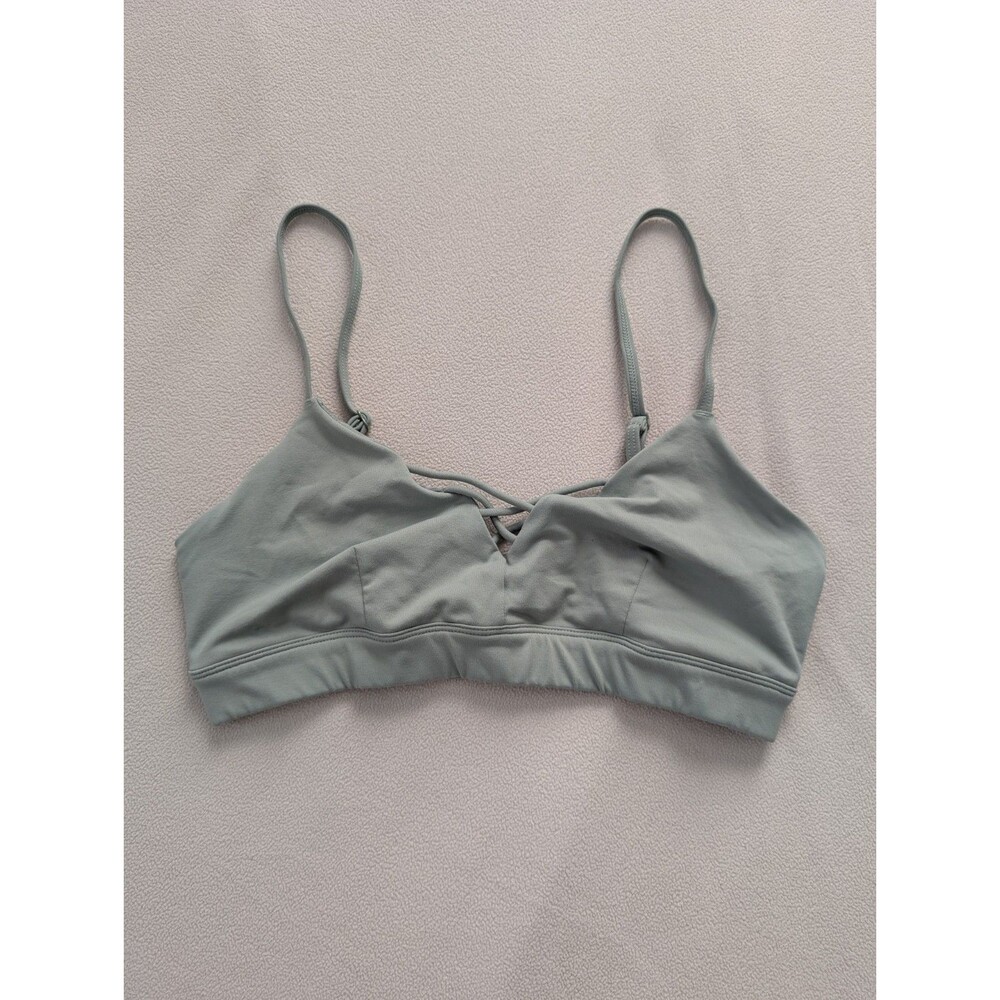ALO Yoga Light Gray Sports Bra